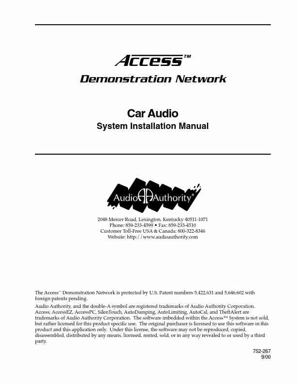 Audio Authority Car Stereo System Car Audio System-page_pdf